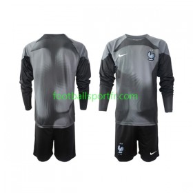 Tenue France Gardien Enfant Domicile World Cup 2022 Maillot de Foot ML
